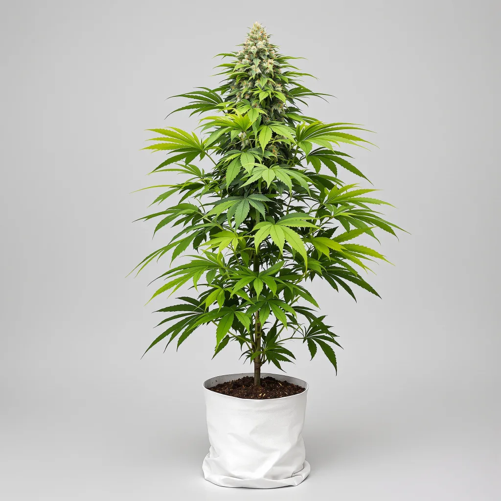 Purple Nepal Cannabisblüte Nahaufnahme mit dichte violett getönte Kelche