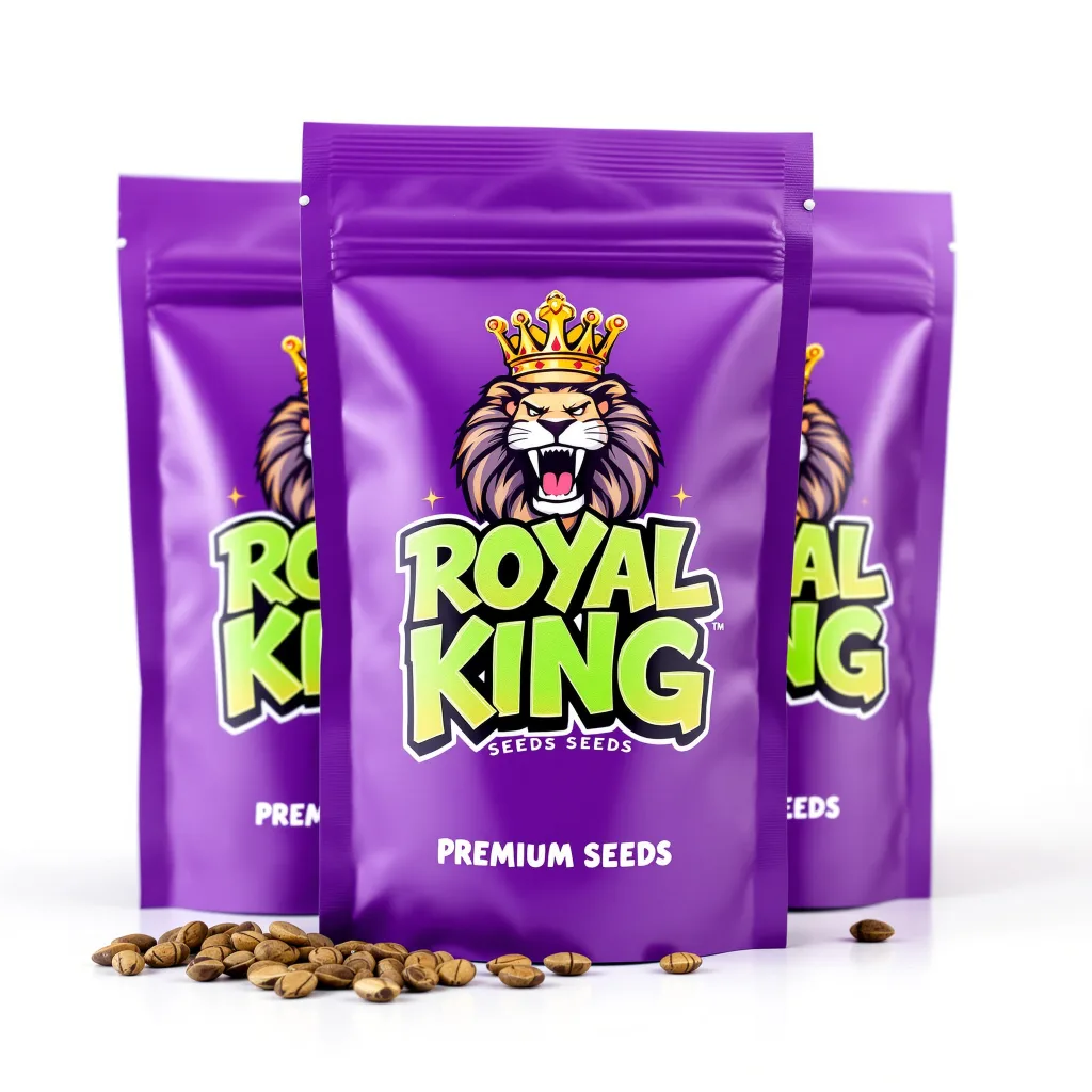 Purple OG Kush 75% Indica / 25% Sativa — Blüte mit sichtbaren Trichomen