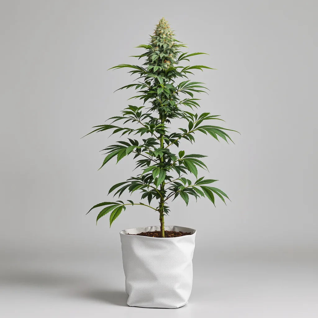 Purple Pantera Cannabisblüte Nahaufnahme mit dichte waldgrüne Nugs