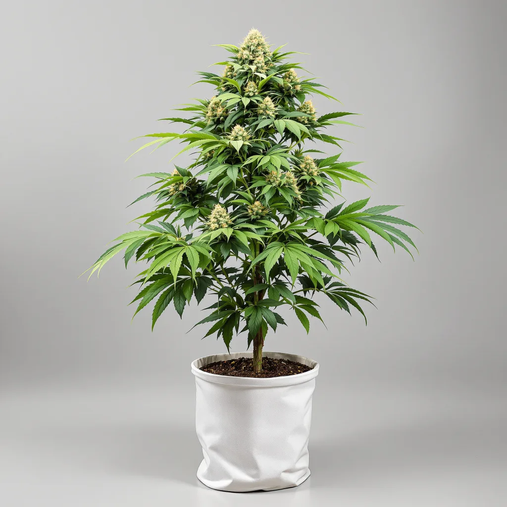 Purple Urkle Cannabisblüte Nahaufnahme mit dichte violett getönte Kelche