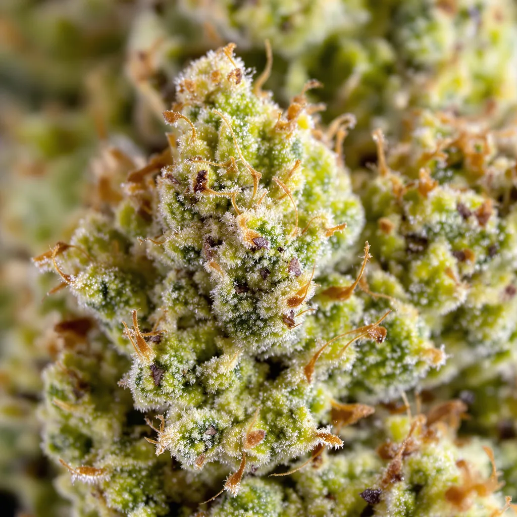Quantum Kush Cannabispflanze in der Blütephase — 60-100 cm automatisch blühend