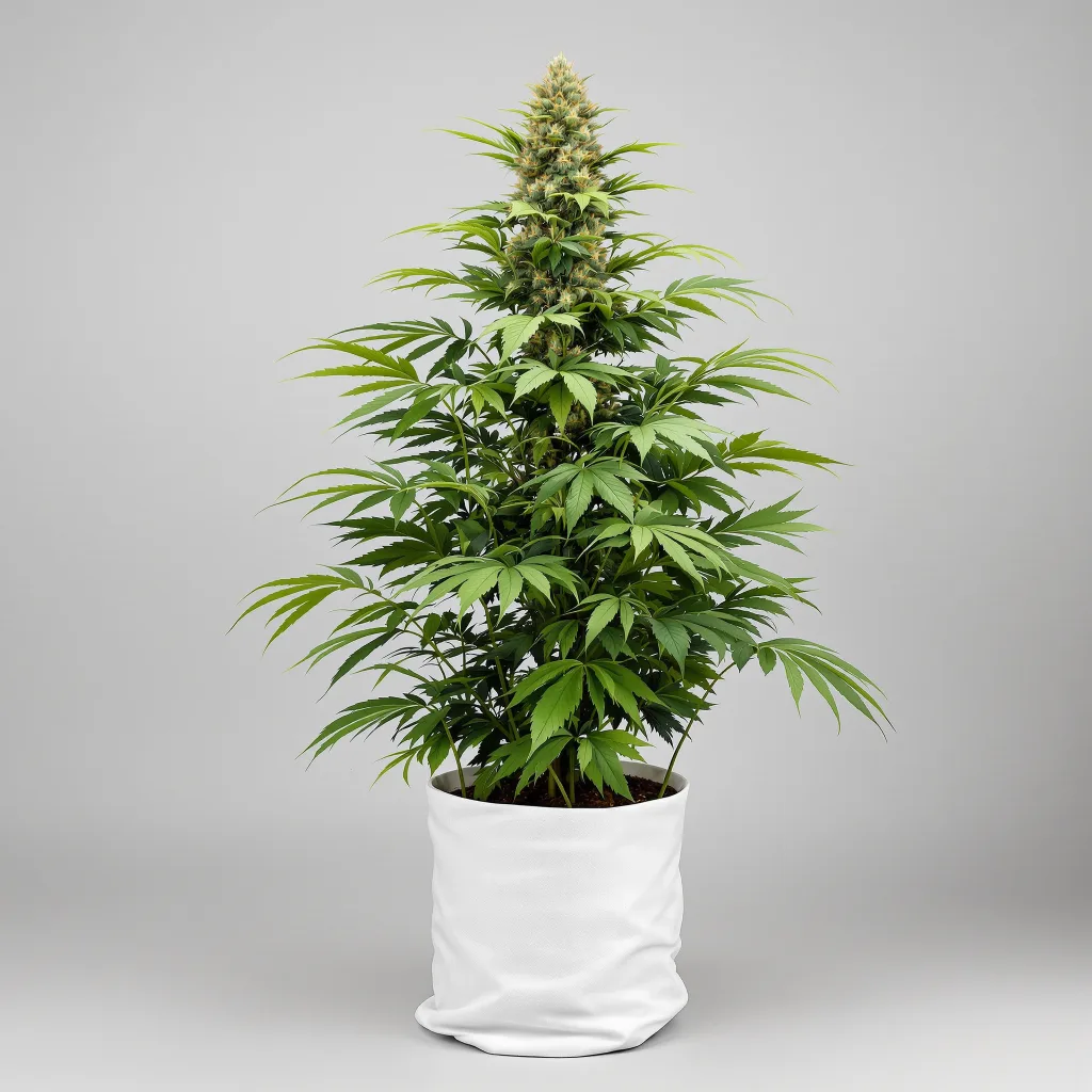 Quin-N-Tonic Cannabisblüte Nahaufnahme mit dichte violett getönte Kelche