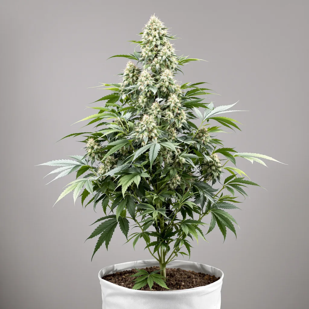 Rainbow Jones Cannabisblüte Nahaufnahme mit dichte violett getönte Kelche