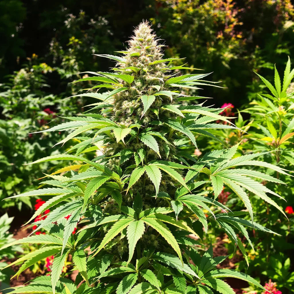 Rare Darkness 80% Indica / 20% Sativa — Blüte mit sichtbaren Trichomen
