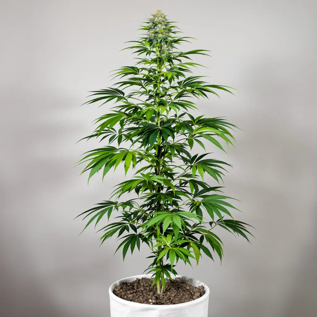 Raspberry Cough Kush Cannabisblüte Nahaufnahme mit luftige limonengrüne Struktur
