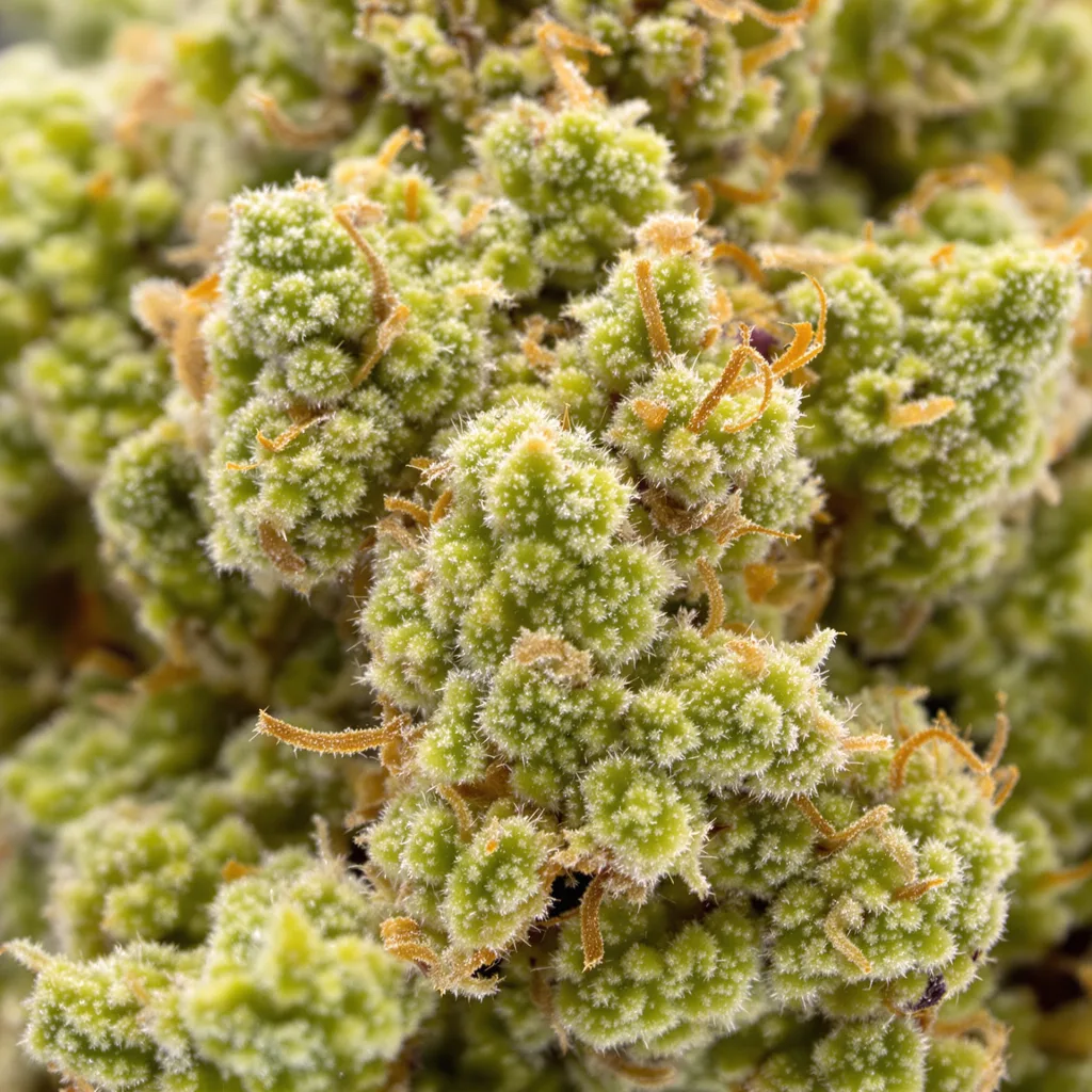 Raspberry Cough Kush Cannabispflanze in der Blütephase — 60-100 cm automatisch blühend