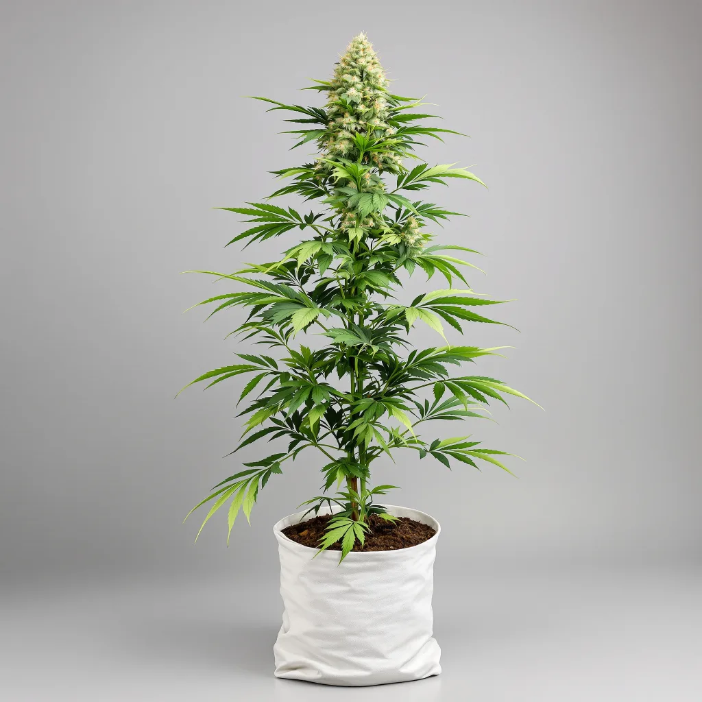 Recon Cannabisblüte Nahaufnahme mit dichte waldgrüne Nugs