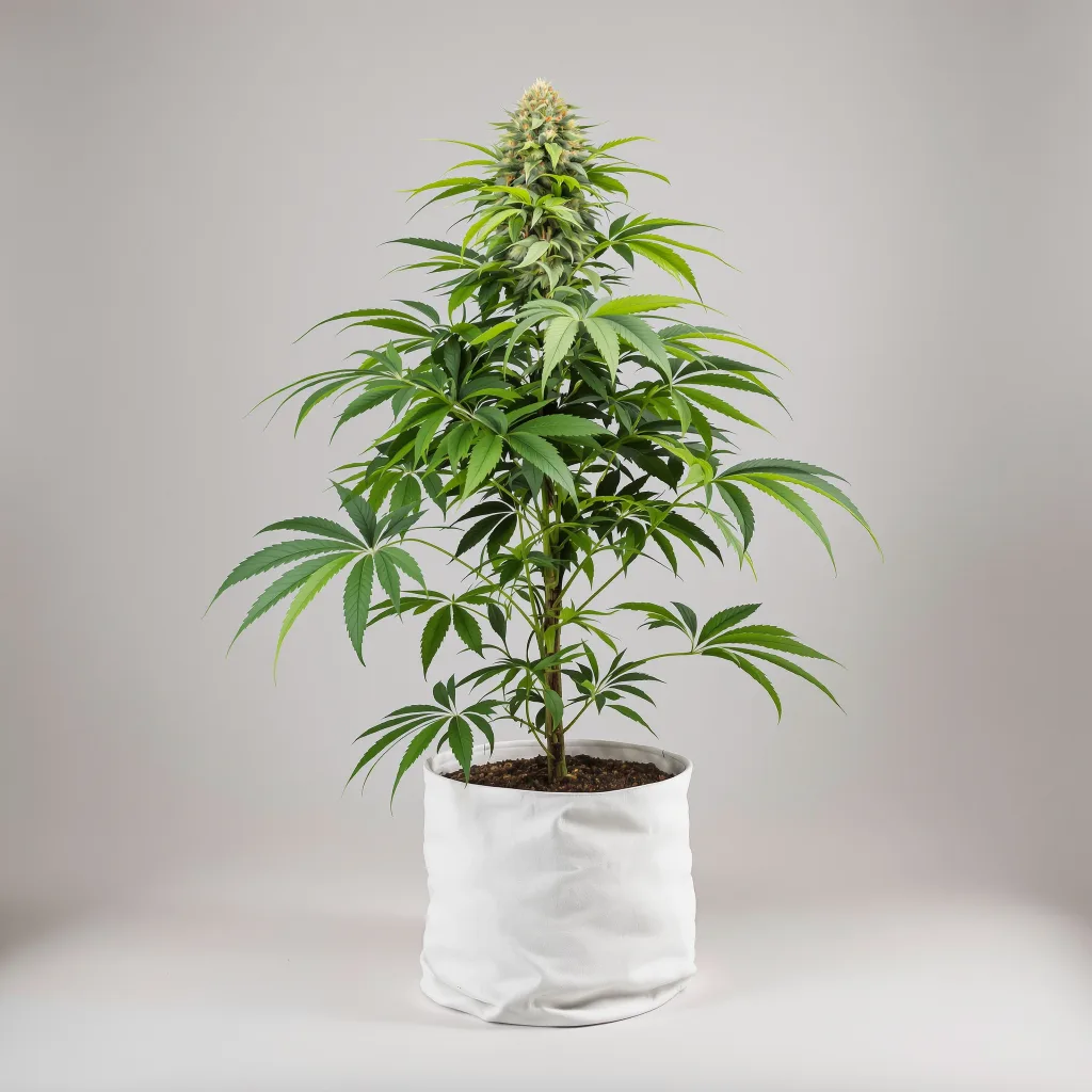 Rockbud Cannabisblüte Nahaufnahme mit dichte violett getönte Kelche