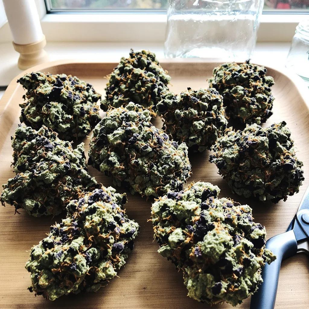 Rose Bud 89% Indica / 11% Sativa — Blüte mit sichtbaren Trichomen