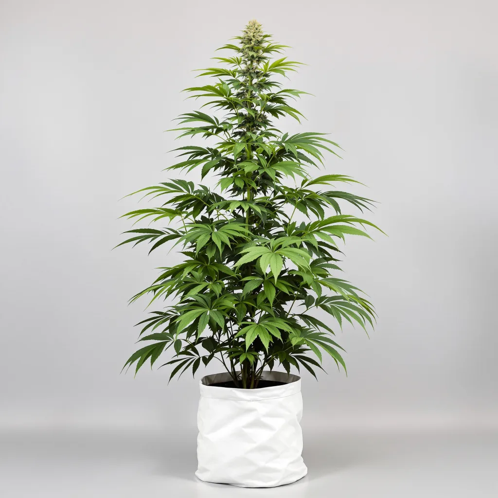 Schrom Cannabisblüte Nahaufnahme mit luftige limonengrüne Struktur