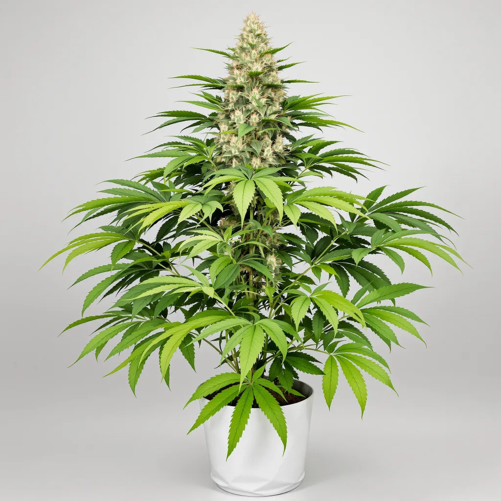 Sexxpot Cannabisblüte Nahaufnahme mit dichte violett getönte Kelche