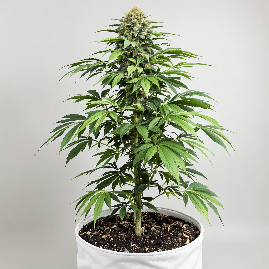 Shiva Skunk Cannabisblüte Nahaufnahme mit dichte violett getönte Kelche