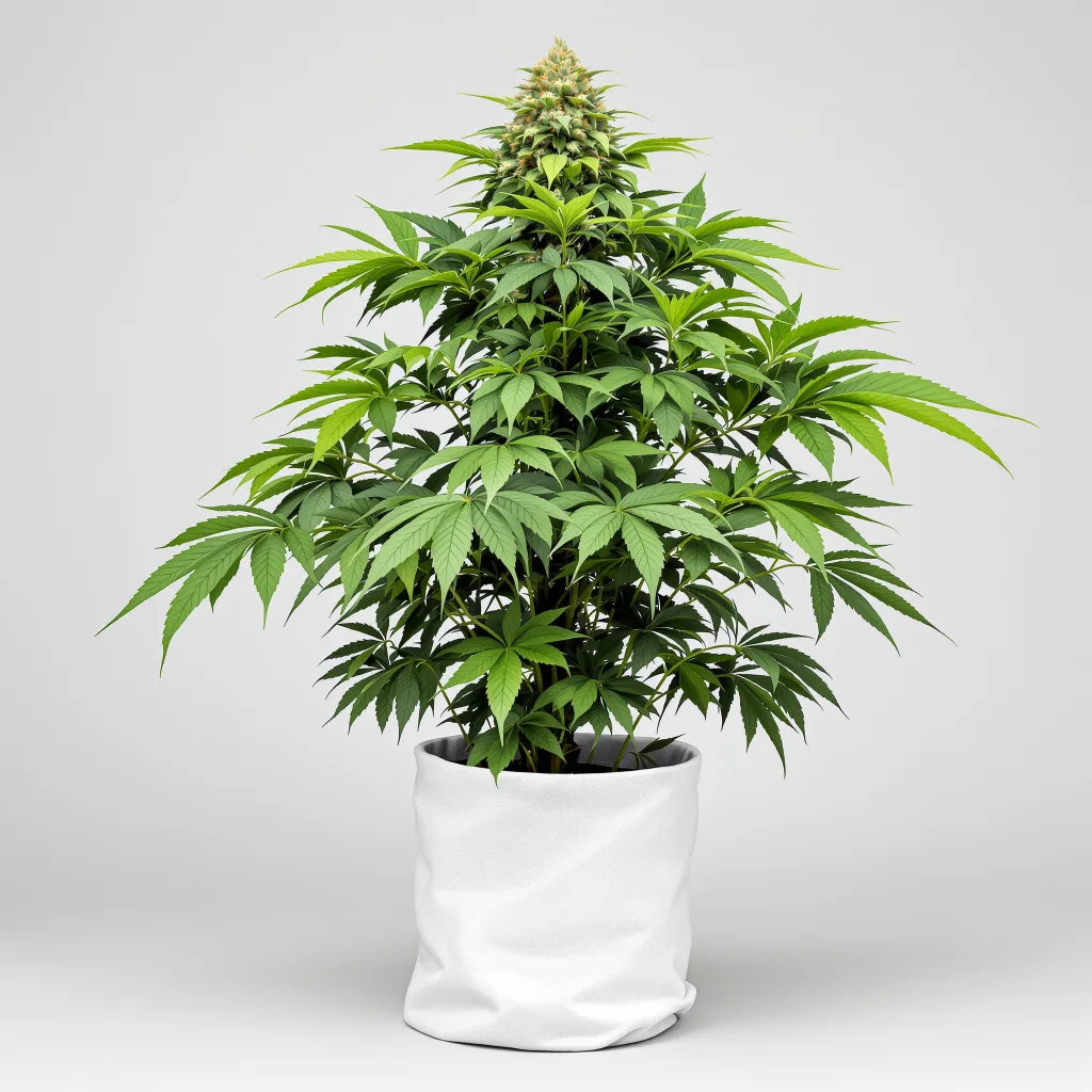 Shoreline Cannabisblüte Nahaufnahme mit dichte violett getönte Kelche