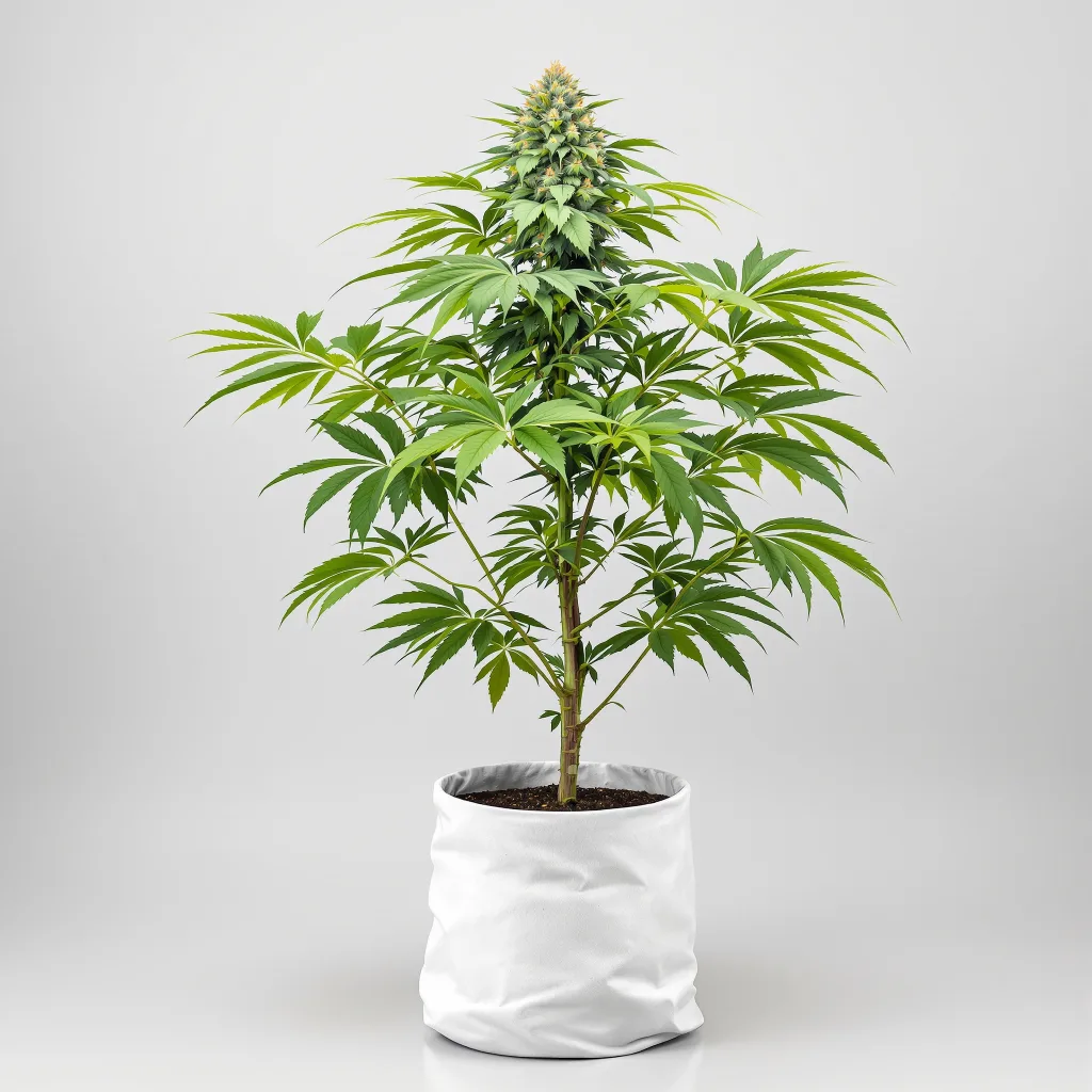 Skunk Diesel Cannabisblüte Nahaufnahme mit dichte violett getönte Kelche