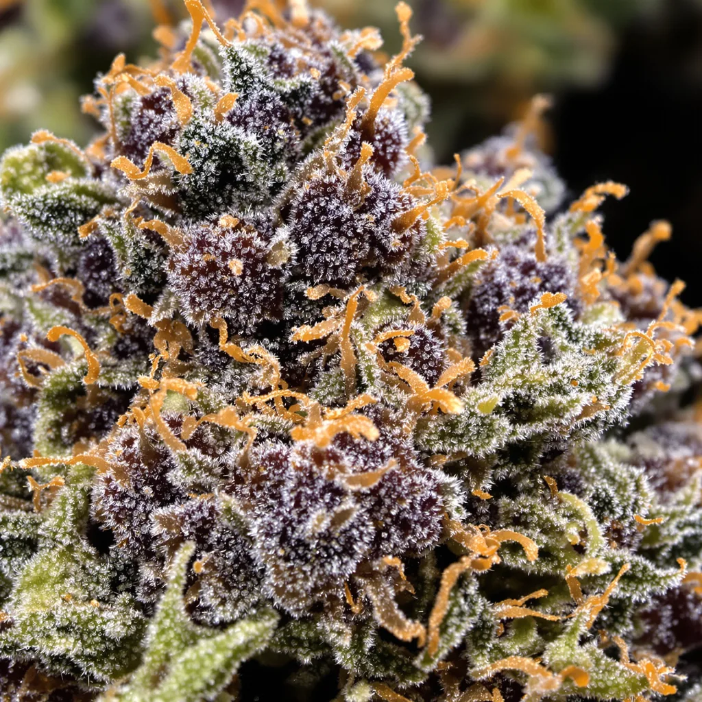 Skunk Cannabispflanze in der Blütephase — 60-100 cm automatisch blühend