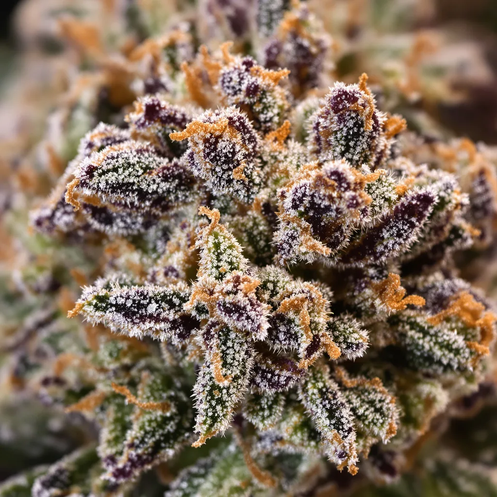 Snow White Cannabispflanze in der Blütephase — 60-100 cm automatisch blühend