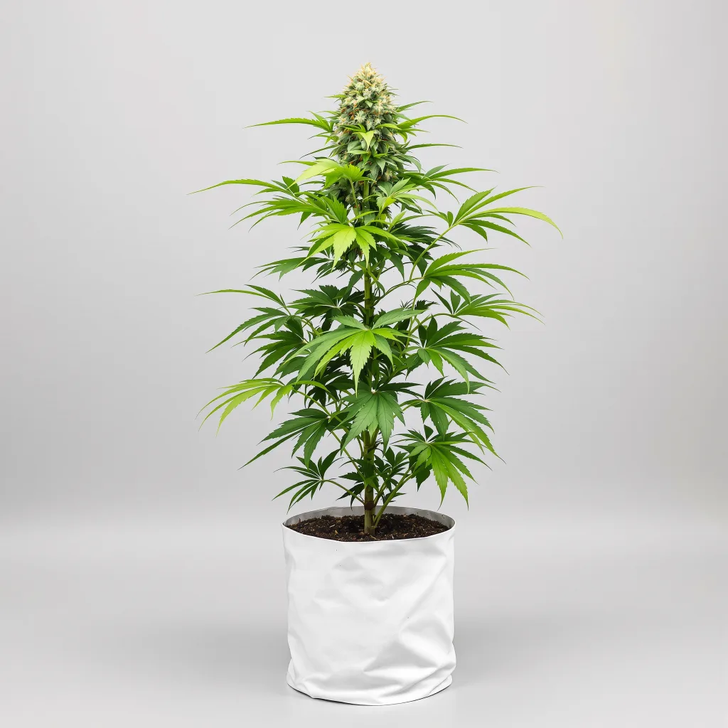 Somango Cannabisblüte Nahaufnahme mit dichte violett getönte Kelche