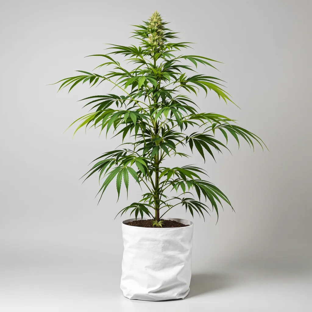 Sour Amnesia Cannabisblüte Nahaufnahme mit luftige limonengrüne Struktur