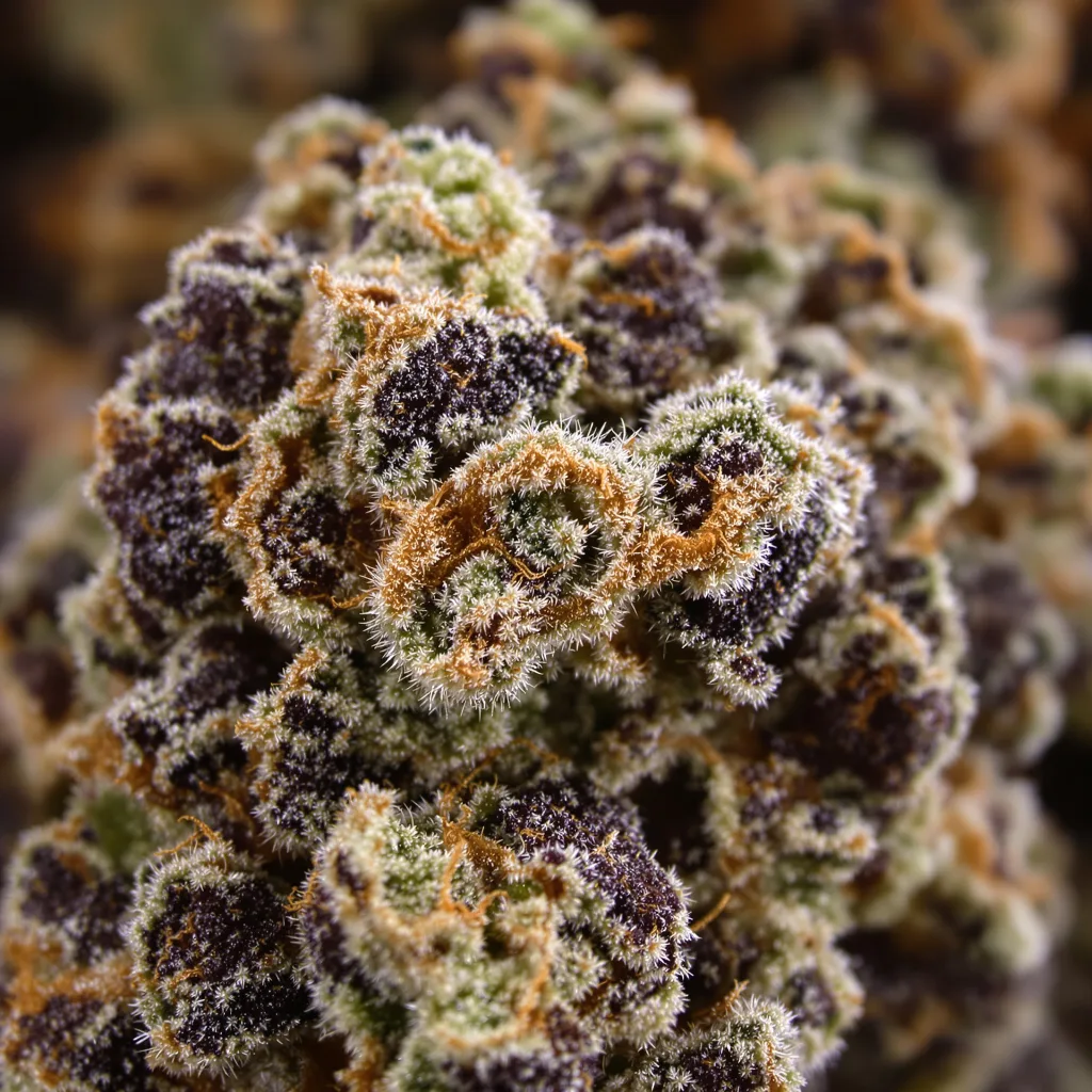 Sour Bubble Cannabispflanze in der Blütephase — 60-100 cm automatisch blühend