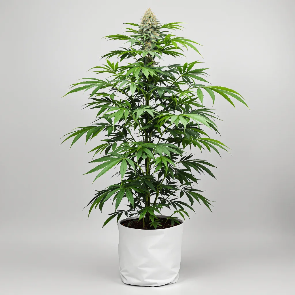 Sour Dream Cannabisblüte Nahaufnahme mit luftige limonengrüne Struktur