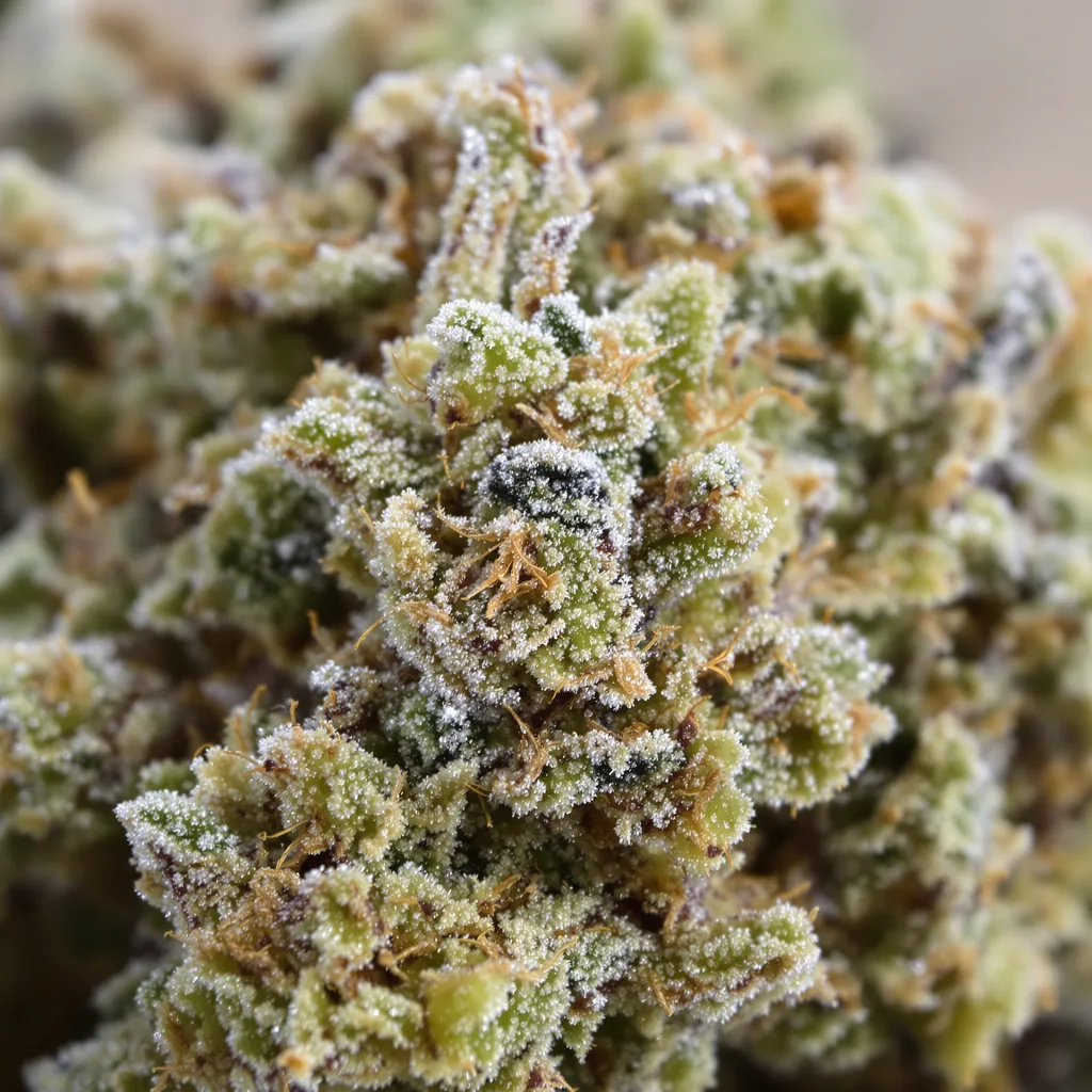 Sour Dubble Cannabispflanze in der Blütephase — 60-100 cm automatisch blühend