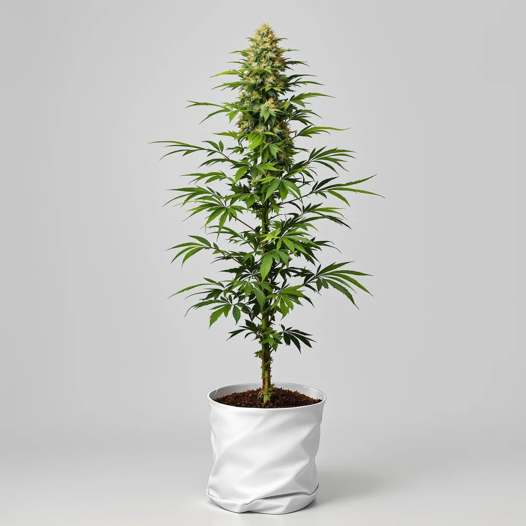 Strawberry Fields Cannabisblüte Nahaufnahme mit dichte waldgrüne Nugs