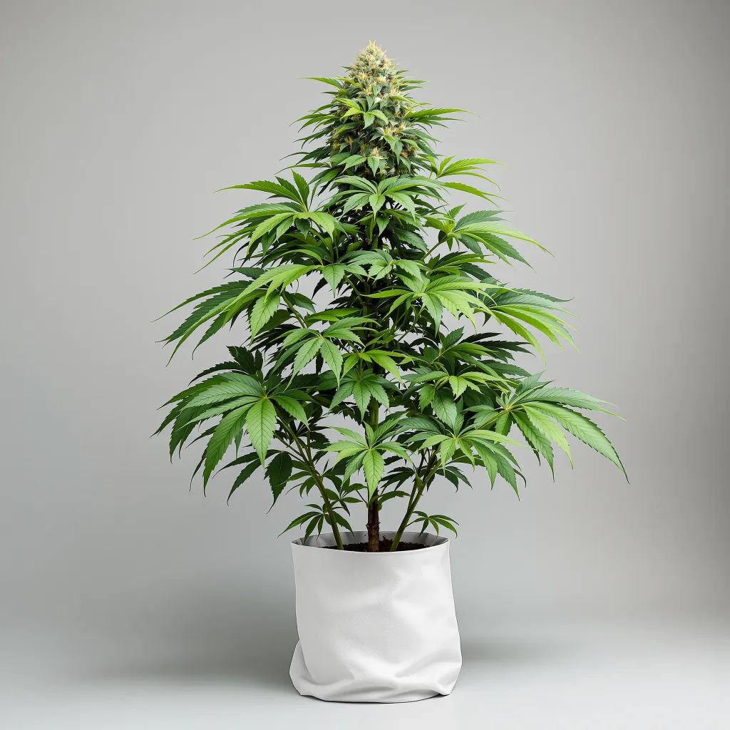 Strawberry Kush Cannabisblüte Nahaufnahme mit dichte violett getönte Kelche