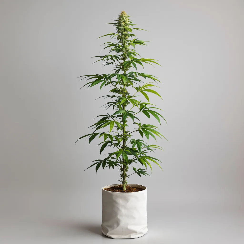 Super Lemon Haze Cannabisblüte Nahaufnahme mit luftige limonengrüne Struktur