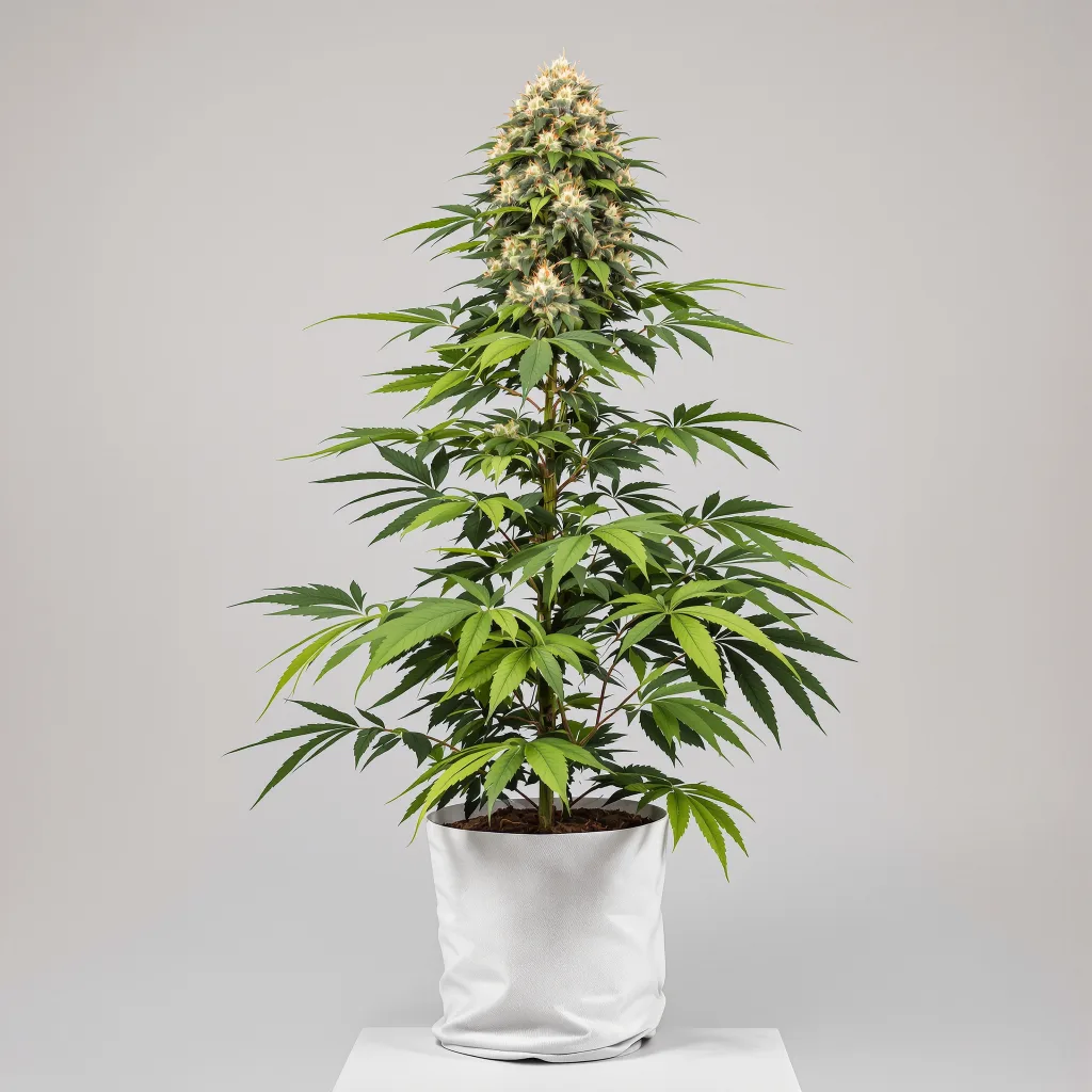 Super Skunk Cannabisblüte Nahaufnahme mit dichte violett getönte Kelche