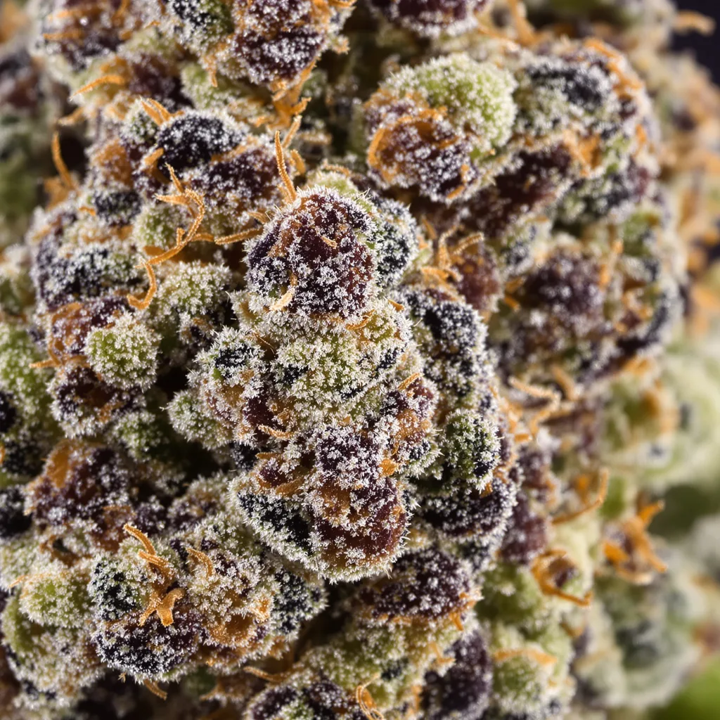 Super Skunk Cannabispflanze in der Blütephase — 60-100 cm automatisch blühend