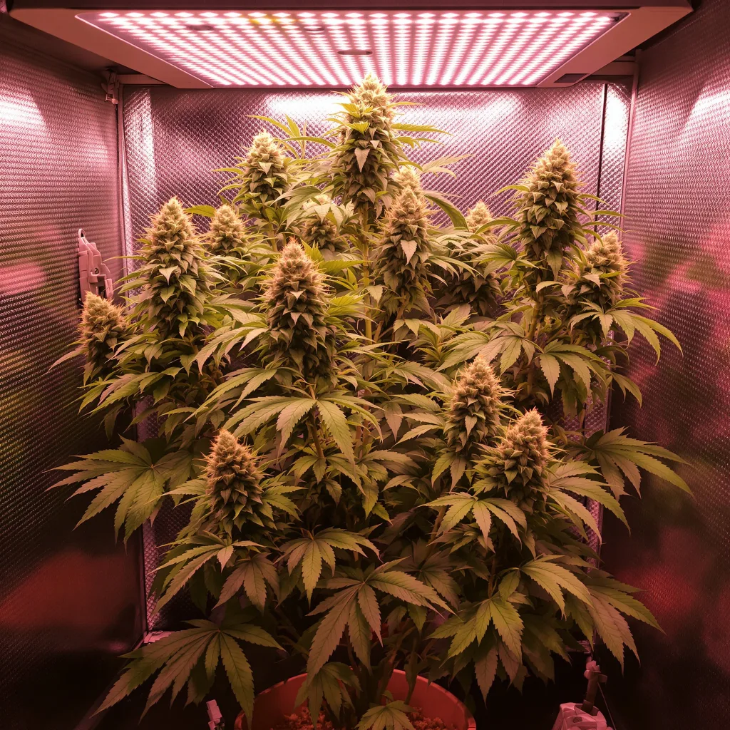 Surprise MFCKR Mixpack 40% Indica / 60% Sativa — Blüte mit sichtbaren Trichomen