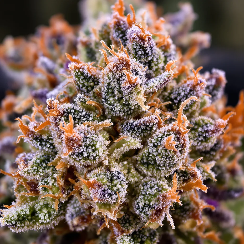 Sweet Berry Cannabispflanze in der Blütephase — 60-100 cm automatisch blühend