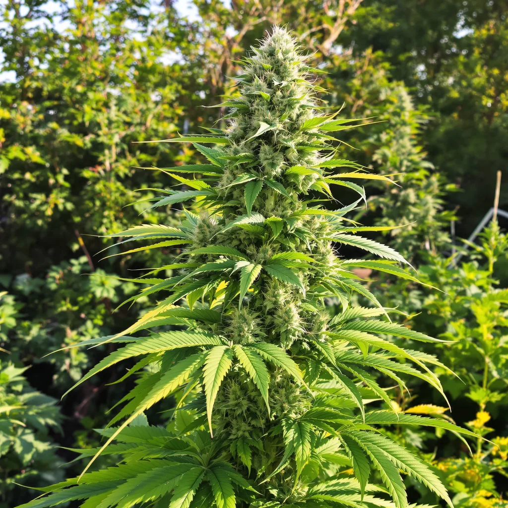 Sweet Berry 38% Indica / 62% Sativa — Blüte mit sichtbaren Trichomen