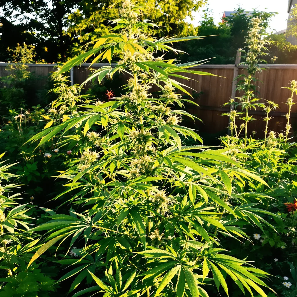 Timewreck 25% Indica / 75% Sativa — Blüte mit sichtbaren Trichomen