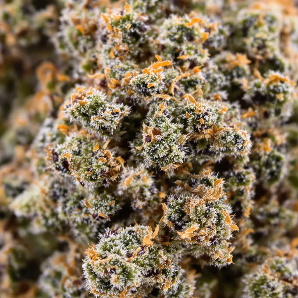 Tuna Kush Cannabispflanze in der Blütephase — 60-100 cm automatisch blühend