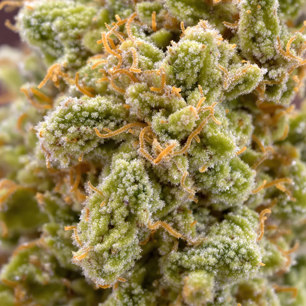 Turbo Mind Warp Cannabispflanze in der Blütephase — 60-100 cm automatisch blühend
