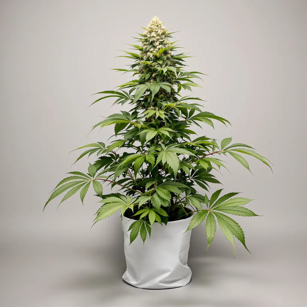 Vader OG Cannabisblüte Nahaufnahme mit dichte violett getönte Kelche