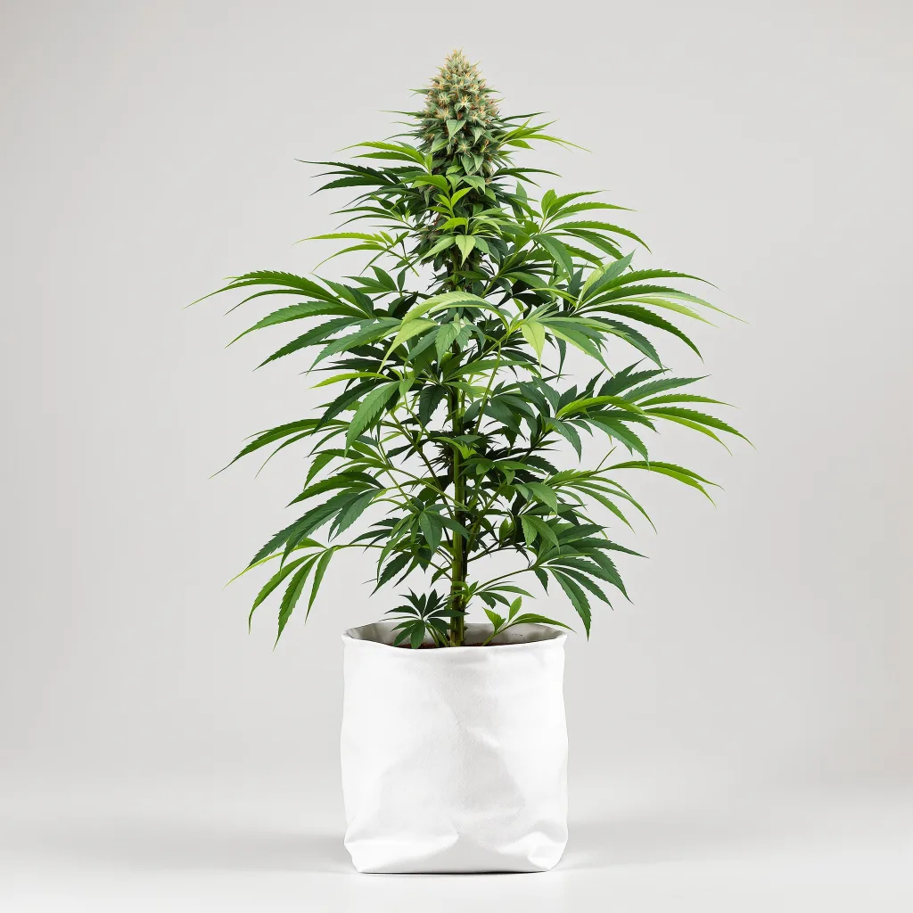Violator Kush Cannabisblüte Nahaufnahme mit dichte violett getönte Kelche