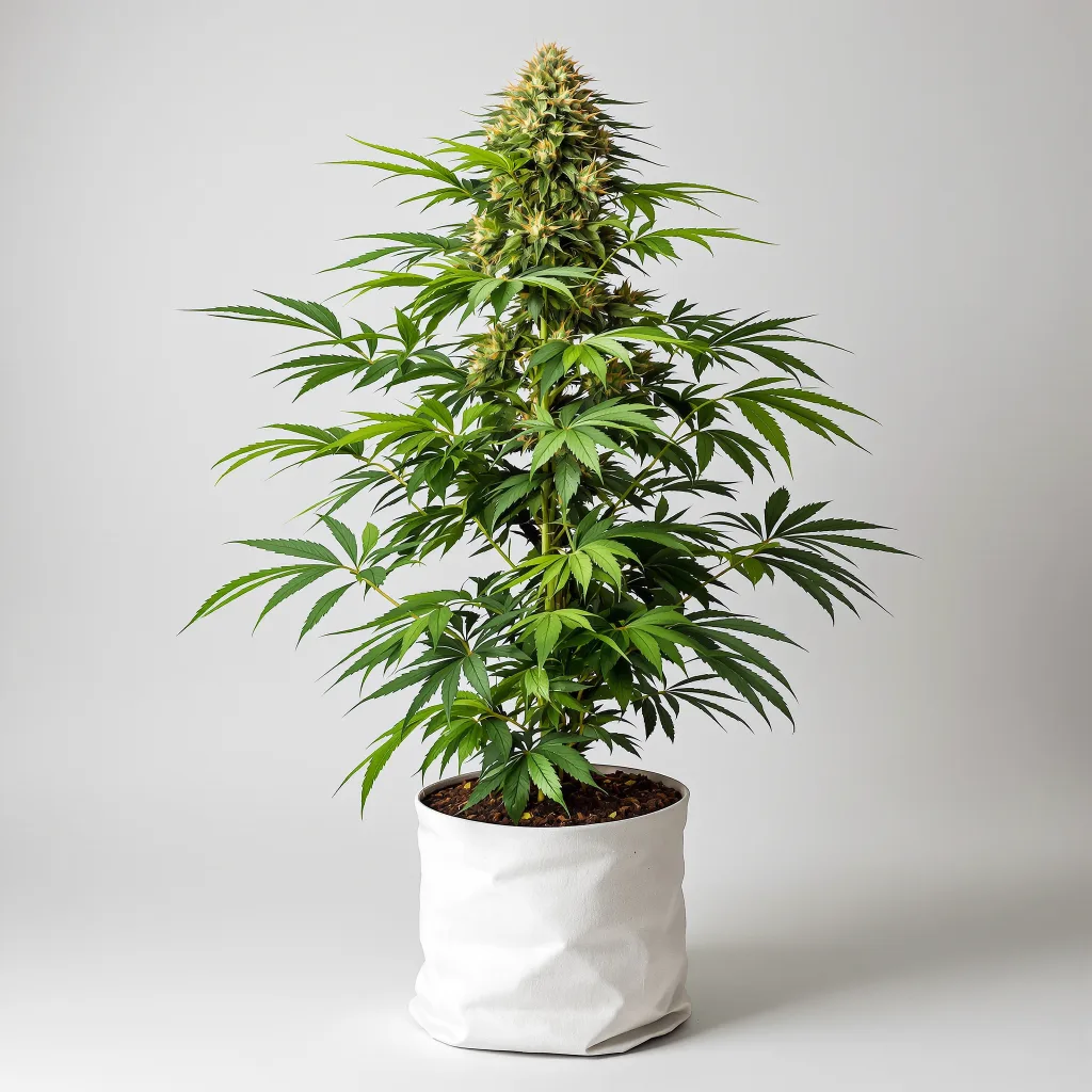 Whitaker Blues Cannabisblüte Nahaufnahme mit dichte violett getönte Kelche