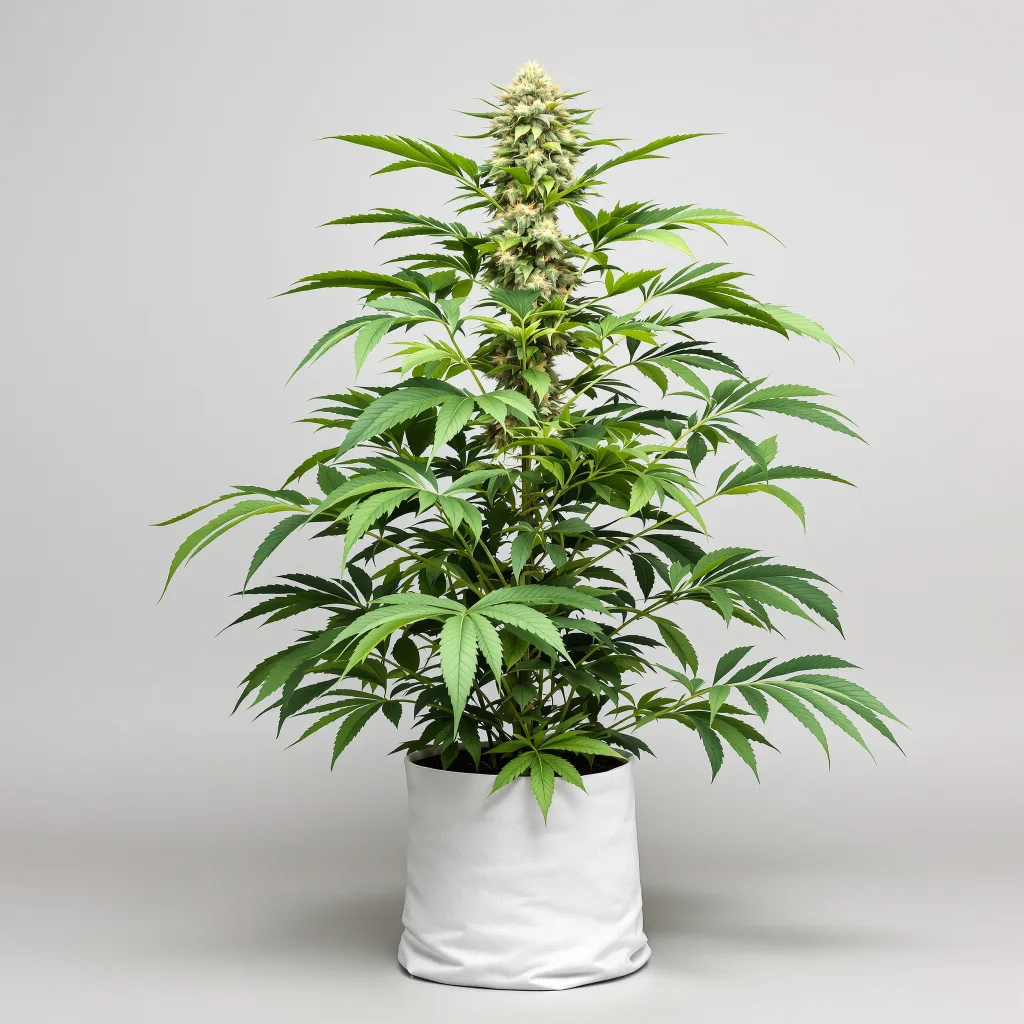 White Rhino Cannabisblüte Nahaufnahme mit dichte violett getönte Kelche